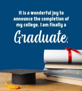 70+ Graduation Announcement Messages and Wording - Love Quotes, Wishes ...