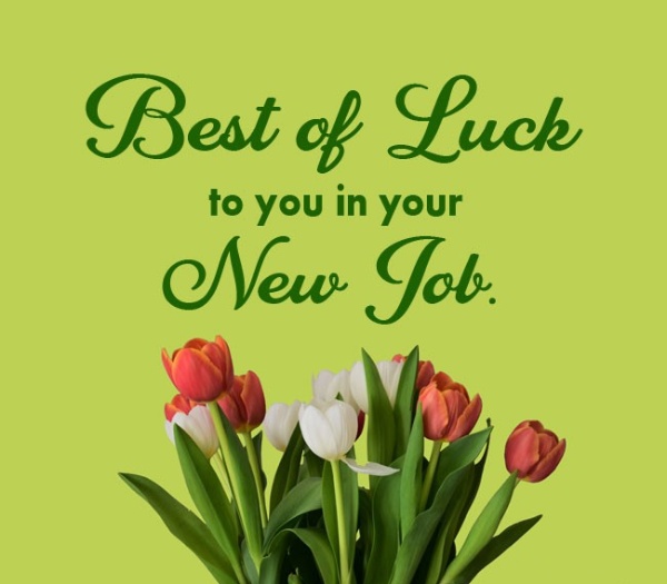 best wishes for new assignments