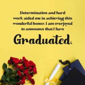 graduation wording announcing wishesmsg